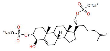 Cholesta-5,25-dien-3a,4b,21-triol 3,21-disulfate